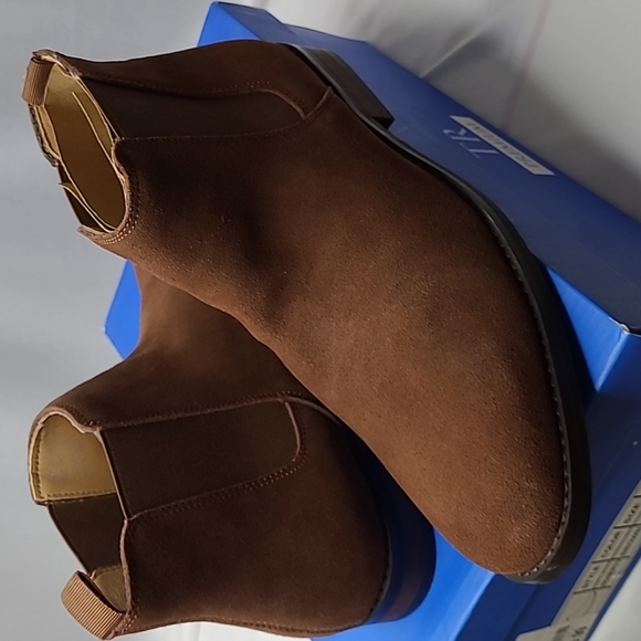 TR Premium Roberto Brown Suede Leather Casual Boots Size 8.5 NIB - Picture 9 of 10